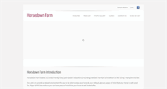 Desktop Screenshot of horsedownfarm.com