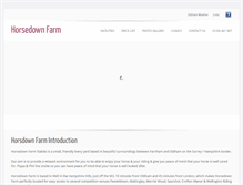 Tablet Screenshot of horsedownfarm.com